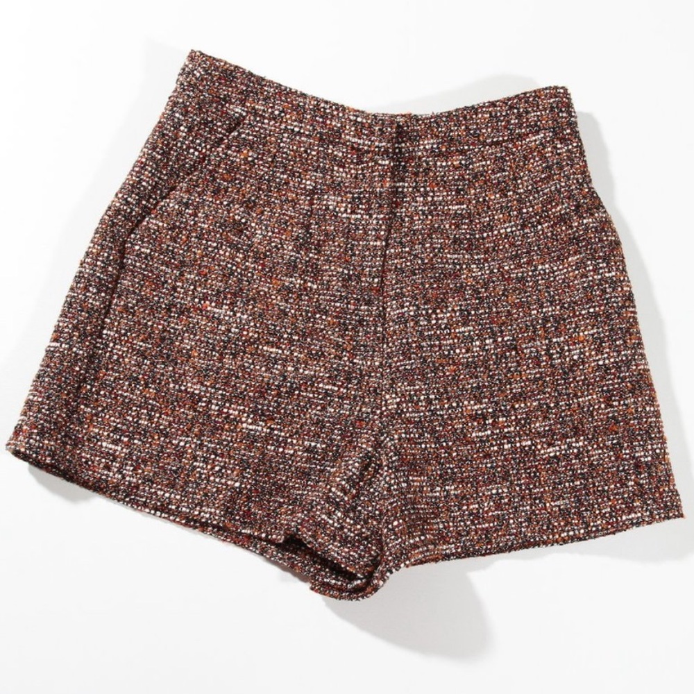 ASOS High Waisted Tweed Shorts
